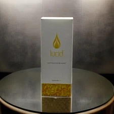 Lucid Liquid Candle 8" Pillar Gray