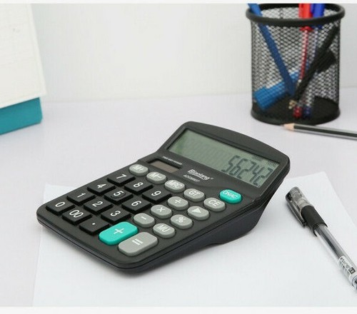 M&G Office and School Basic Calculator 12 Digits Black ADG98837 - Picture 4 of 4