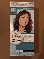 Kao LIESE Soft Creamy Bubble Foam Hair Color Prettia Dying Kit (NEW YORK ASH)