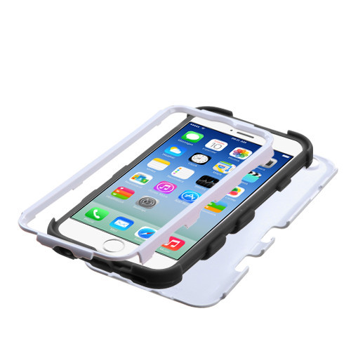 iPhone 6 (4,7") Hybrid Def Armor Case Dual Layered Cover + Displayschutzfolie - Bild 36 von 56