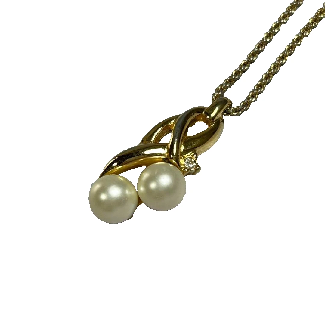 Collana di perle Christian Dior originali oro autentica