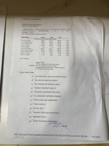 Vertiv Geist Power Distribution Unit - 10115L - MN01D11-08P448-3TL6A0H10-S NEW! - 第 3/11 張圖片