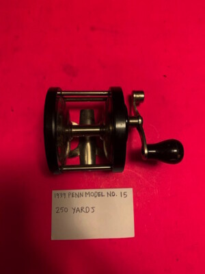 VINTAGE 1939 PENN MODEL NO. 15 BAY/SHORE 250 YARD CONVENTIONAL