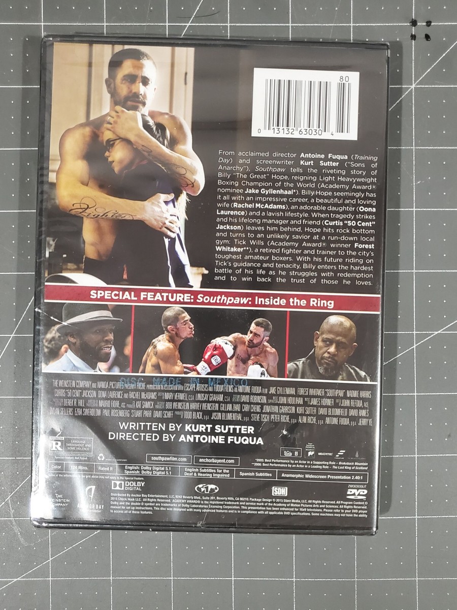 Southpaw DVD - Southpaw Movie - Jake Gyllenhaal Rachel McAdams