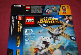  Lego Empty Box Super Hero Wonder Woman Warrior Battle 76075 No Brick Some Wear 