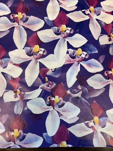 Giftwraps Around the World Vintage Gift Wrap Orchids of the Philippines Italy - Picture 11 of 11