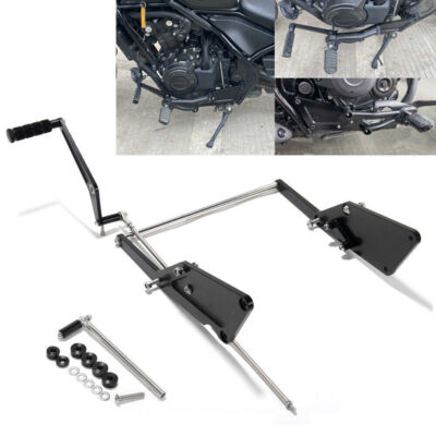 Billet 7'' Forward Control Footpegs Extension Linkage For Honda Rebel 500 CMX500