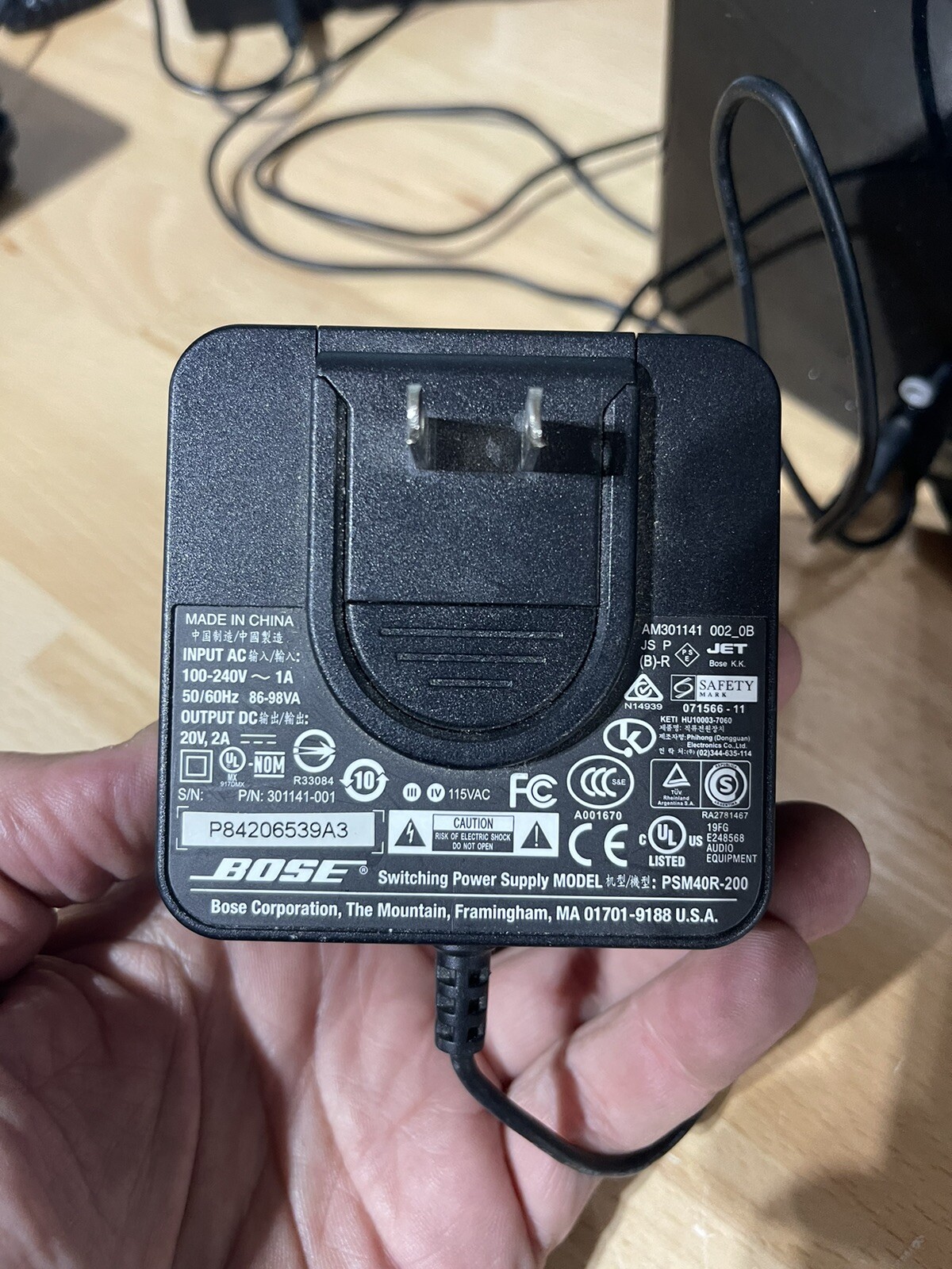 Bose Soundlink Wireless Music System Portable Speaker w/ Remote eBay