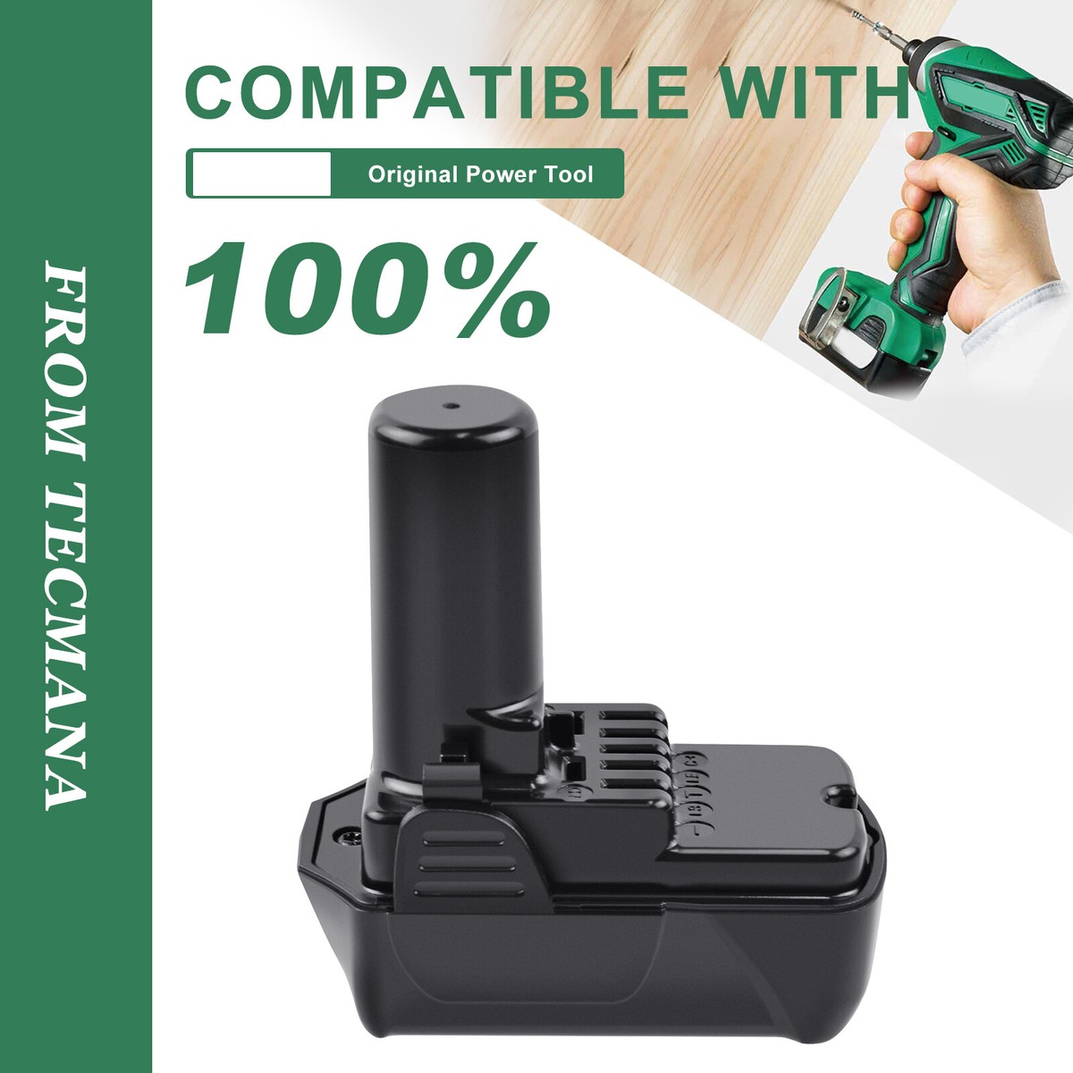 Batterie Li-ion 18V 2.6Ah Pour Perceuse Hitachi – Compatible 329369 BCL1030M (neuve)