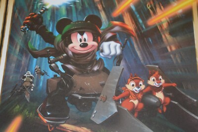 STAR WARS WEEKENDS 2013 RARE CALENDAR CUT POSTER DISNEY WORLD