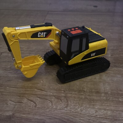 Toy Vehicles Toy State Cat Excavator Toy State Electronic Yellow