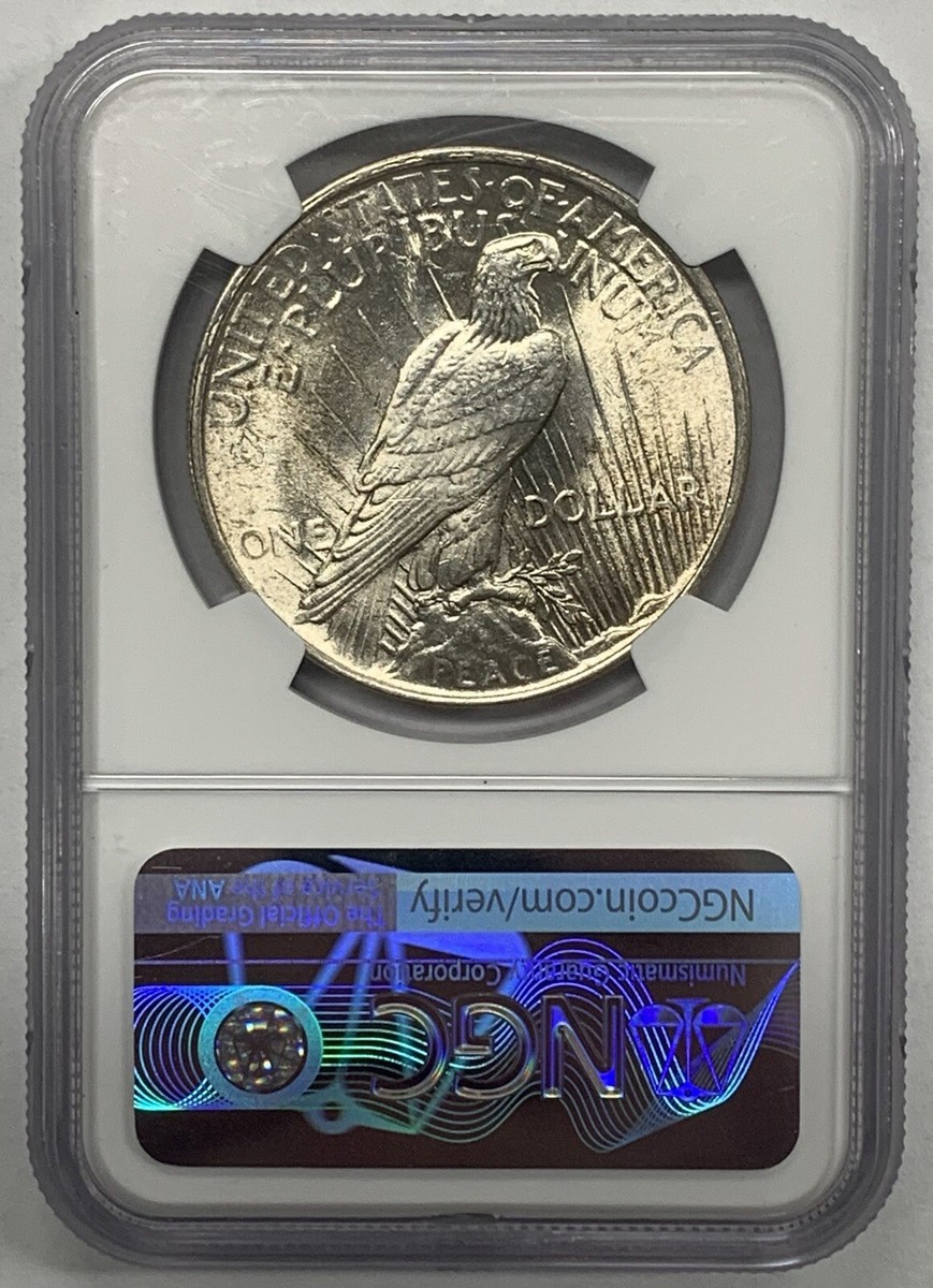1924年PEACE DOLLARアメリカNGCMS63　8668980-032 1924 Peace Silver Dollar Coin NGC MS 63 (8) | eBay