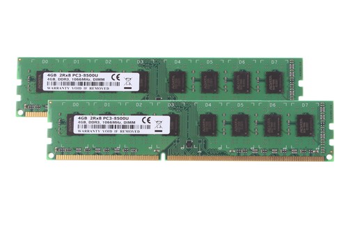 DDR3 RAM 4 GB 4GB 2Rx8 PC3-8500 1066Mhz 240Pin Desktop Memory PC8500 NON-ECC Lot - Picture 2 of 15