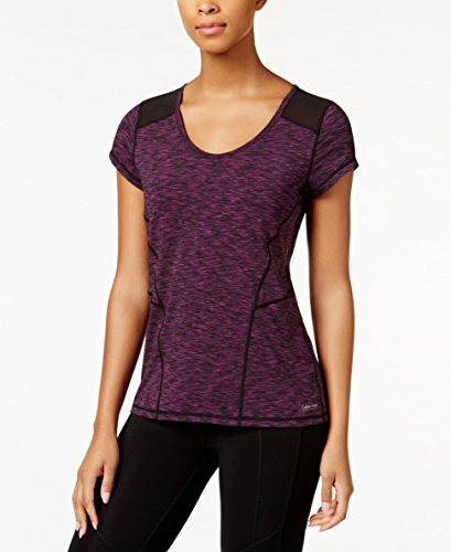Calvin Klein Womens Space Dyed Top Vivid Violet Combo Size X-Small - Picture 1 of 1