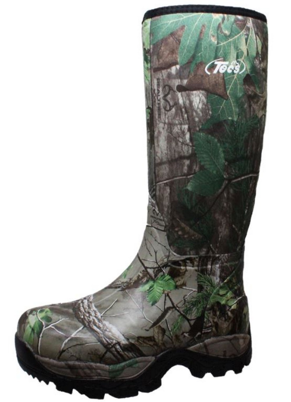 Tecs Men's 16 RealTree Camouflage Rubber Rain Boot Camo Brown Green 9735 Tecs Men's 16 RealTree Camouflage Rubber Rain Boot Camo Brown Green 9735