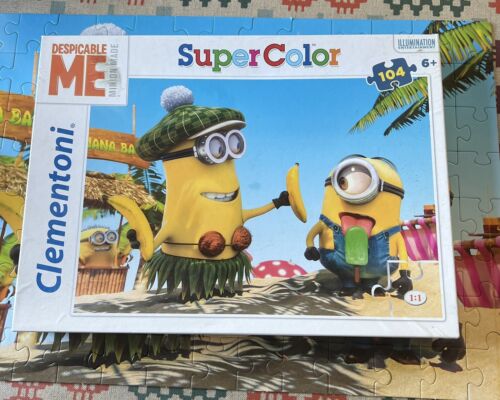 Clementoni Despicable Me SuperColor 104 Piece Jigsaw In Great Condition - Picture 2 of 2