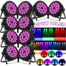 270W RGBW 18LED Par Stage Light DMX-512 Disco Wedding Bar Party Show Lighting