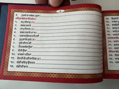 Sikh Khalsa Sunder Gutka Sahib Larivaar Bani Buddha Dal Nihang Singh Punjabi VV - 第 3/12 張圖片