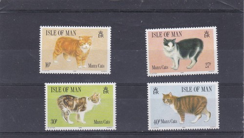 British Stamps Isle of Man 1989 Cats Set SG.399-402 Mint Never Hinged