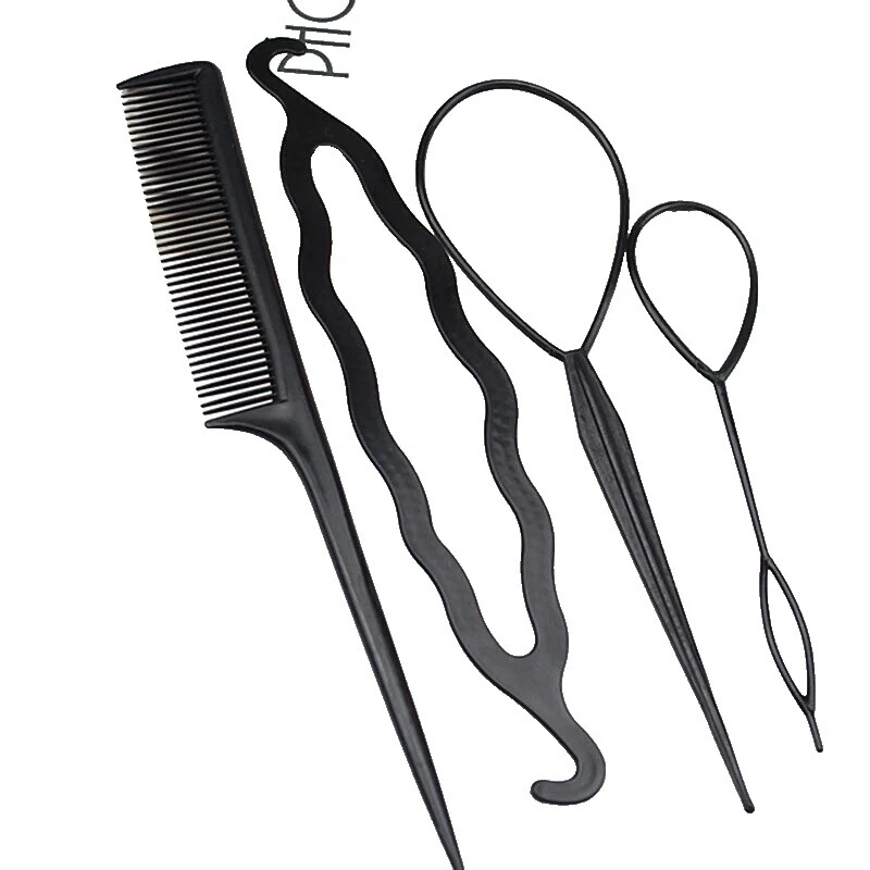 Hair Tools Black Hair Bun Makers for Women