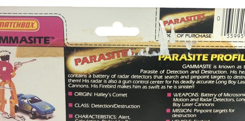 Matchbox Parasites Gammasite Detection Destruction Firebird Die-Cast 1985 - Picture 5 of 6