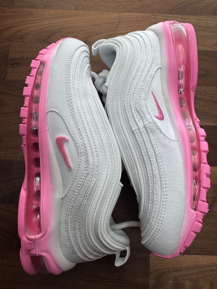 Nike Air Max 97 SE Women's White Pink Foam Size 6 FJ4549-100 No Box