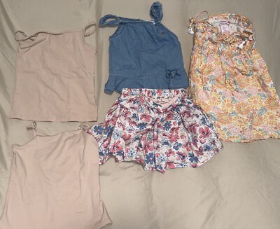 5T Toddler Girl Summer Clothes. Calvin Klein, Tommy Bahamas, Car & Jack. 5 Items