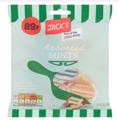 Jack's Assorted Mints 140g Case of 12 | eBay UK