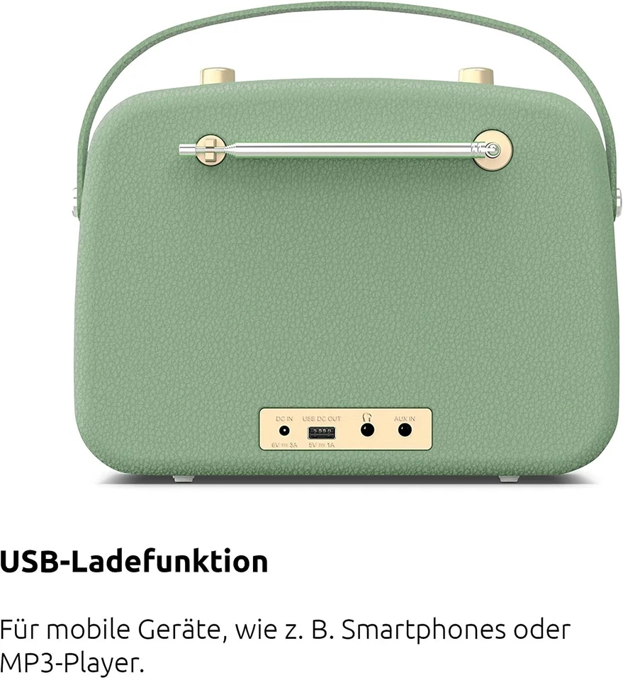 Nordmende Transita 130 Kofferradio grün - Bild 3 von 3