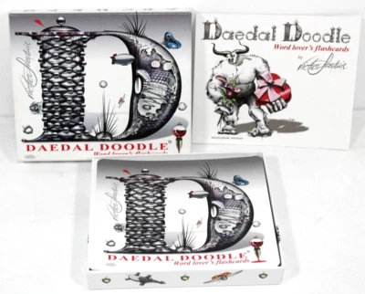 Daedal Doodle Word Lover's Illustrated 2014 Flashcards by Victor Stabin - Image 1 of 4