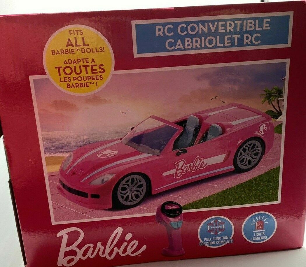 Til meditation trådløs en New Barbie Full Function RC Remote Control Pink Convertible Car With Lights  3+ 886144633614 | eBay