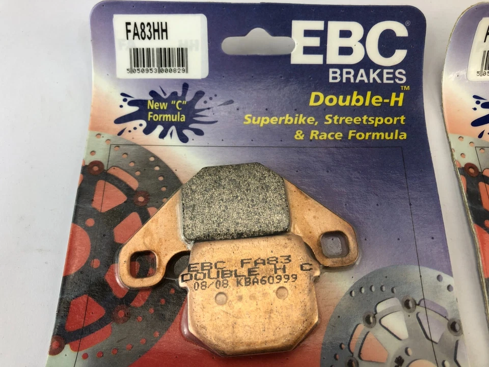 PASTILLAS DE FRENO EBC FA83HH 2 PAQUETES PASTILLAS DE FRENO SINTERIZADAS DOBLE H KAWASAKI AR50/AR80 Foto 2 de 4