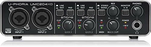 Behringer umc204hd 64-bit/192khzusb Soundcard (beringa-) - Image 3 of 4