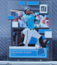 Bryan De La Cruz 2022 Chronicles Clearly Donruss RATED ROOKIE #67 - Marlins RC