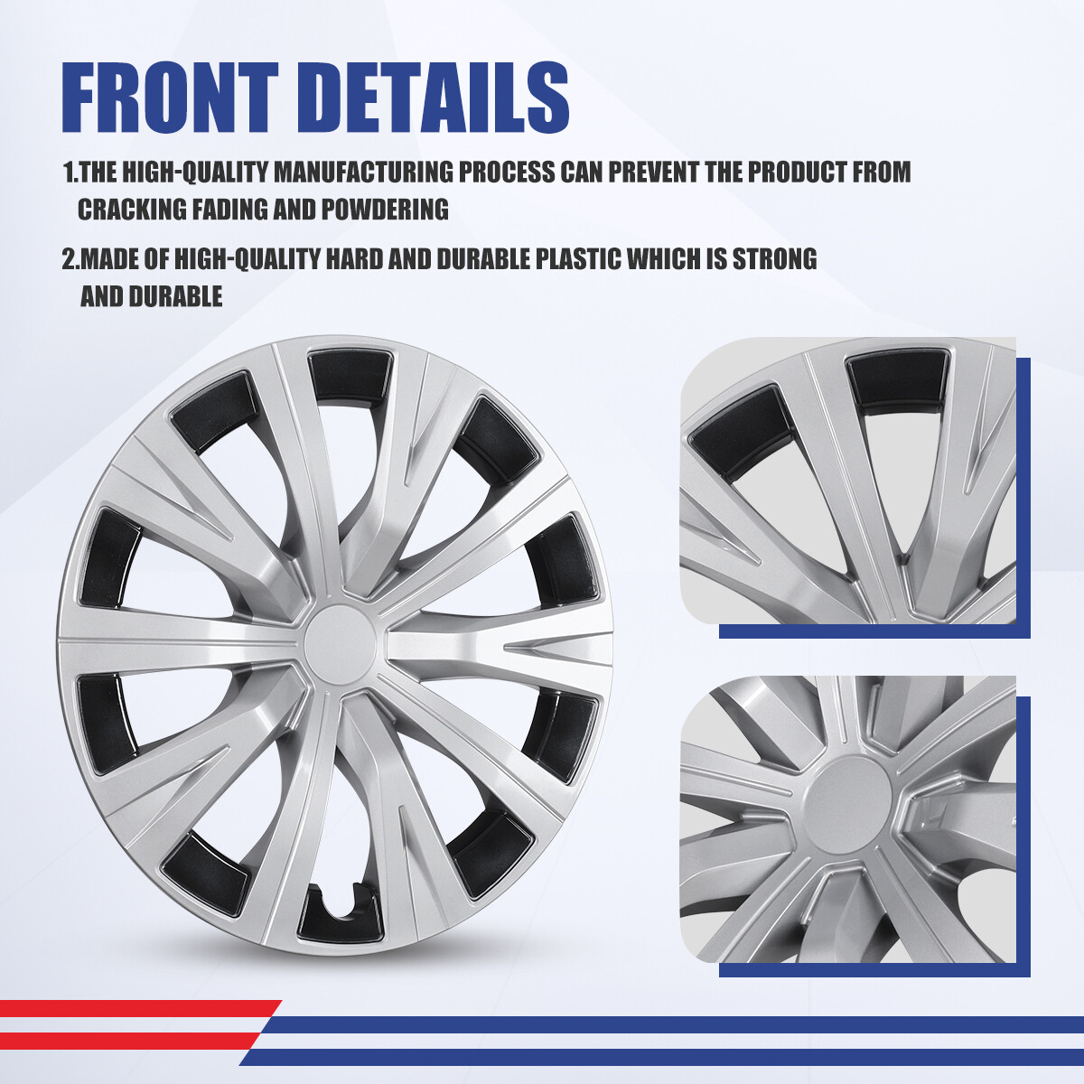 For 2018-2025 Toyota Camry/Hybrid 16" Hubcaps Wheel Rims Covers Snap On Set Of 4