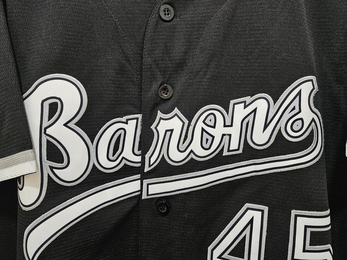 Tocament Birmingham Barons Jordan #45 Baseball Jersey BLACK