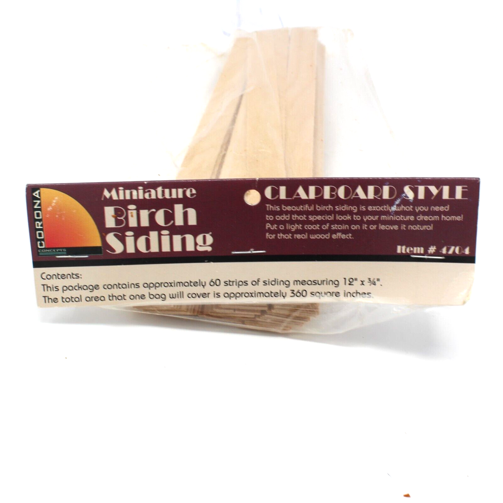 Miniature Dollhouse Siding 112 Scale Clapboard Greenleaf Dollhouses