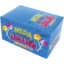 Double Lollies Mega | Vegan, Gluten Free, Peanut & Fat Free Fruity Flavors Child