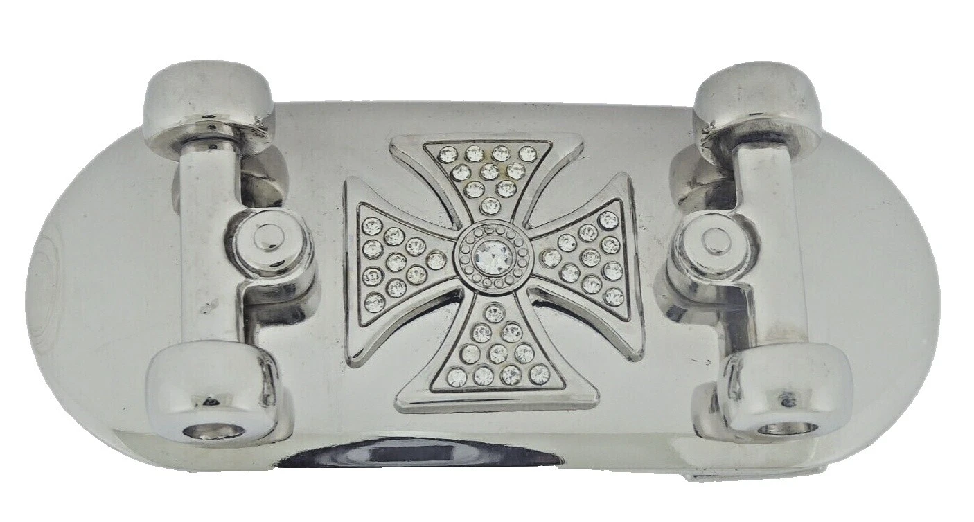 Chrome Skull BELT Buckles