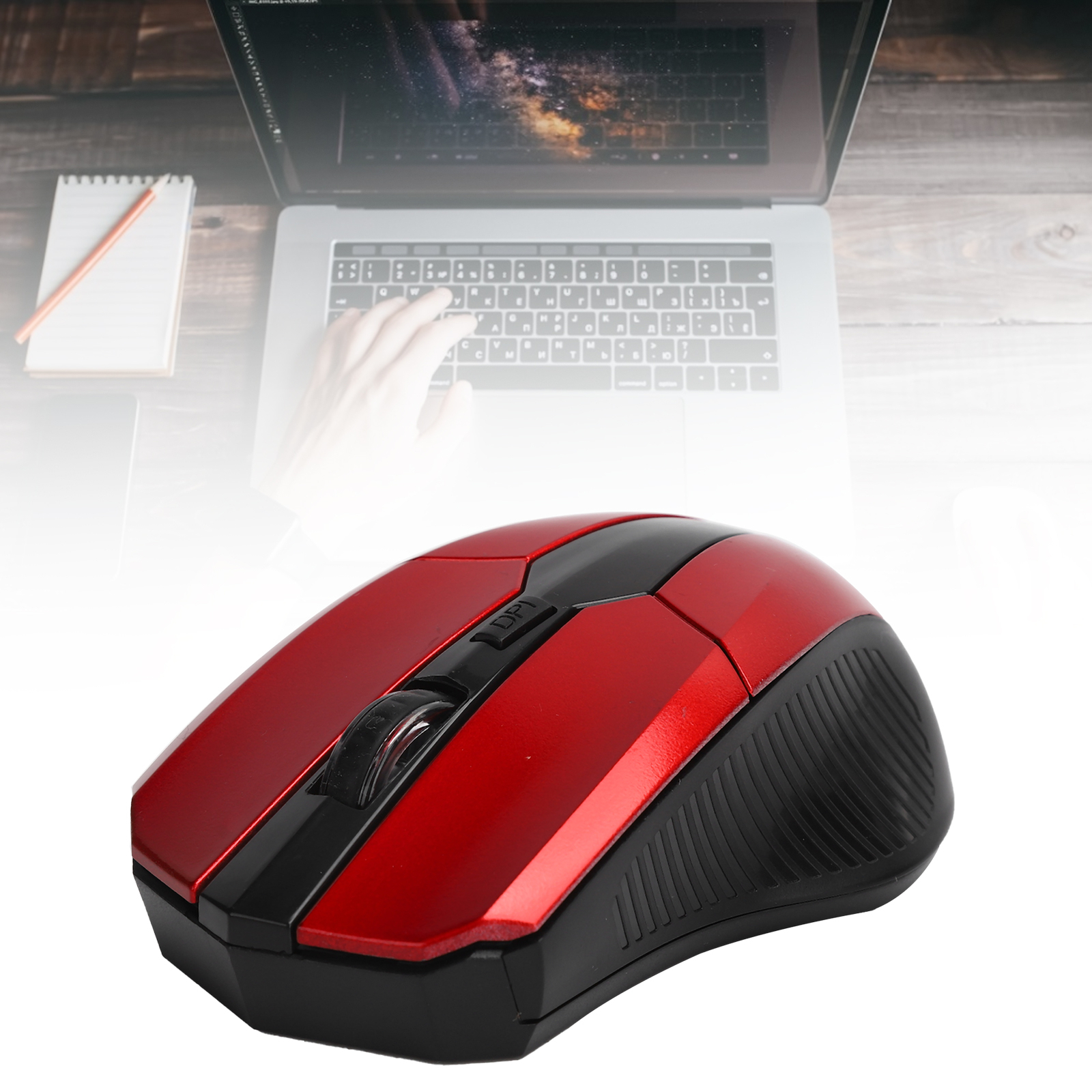 Wireless Mouse 2.4GHz 4 Keys Optical Mice With USB Receiver Computer Accessor ❥-image