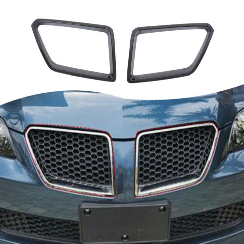 Abs Carbon Fiber Exterior front Grille frame Cover Trim For Pontiac G8 08-09 Us