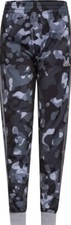 adidas Boys' Iconic Tricot Jogger Training Pants Black Camo Size 4 NWT