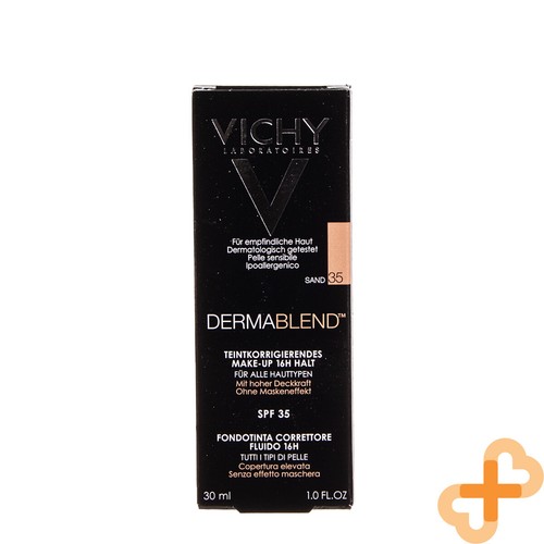 Vichy Demablend Fluid Corrective Foundation 16HR 30ml SPF35 Colour Sand 35 - Picture 11 of 12