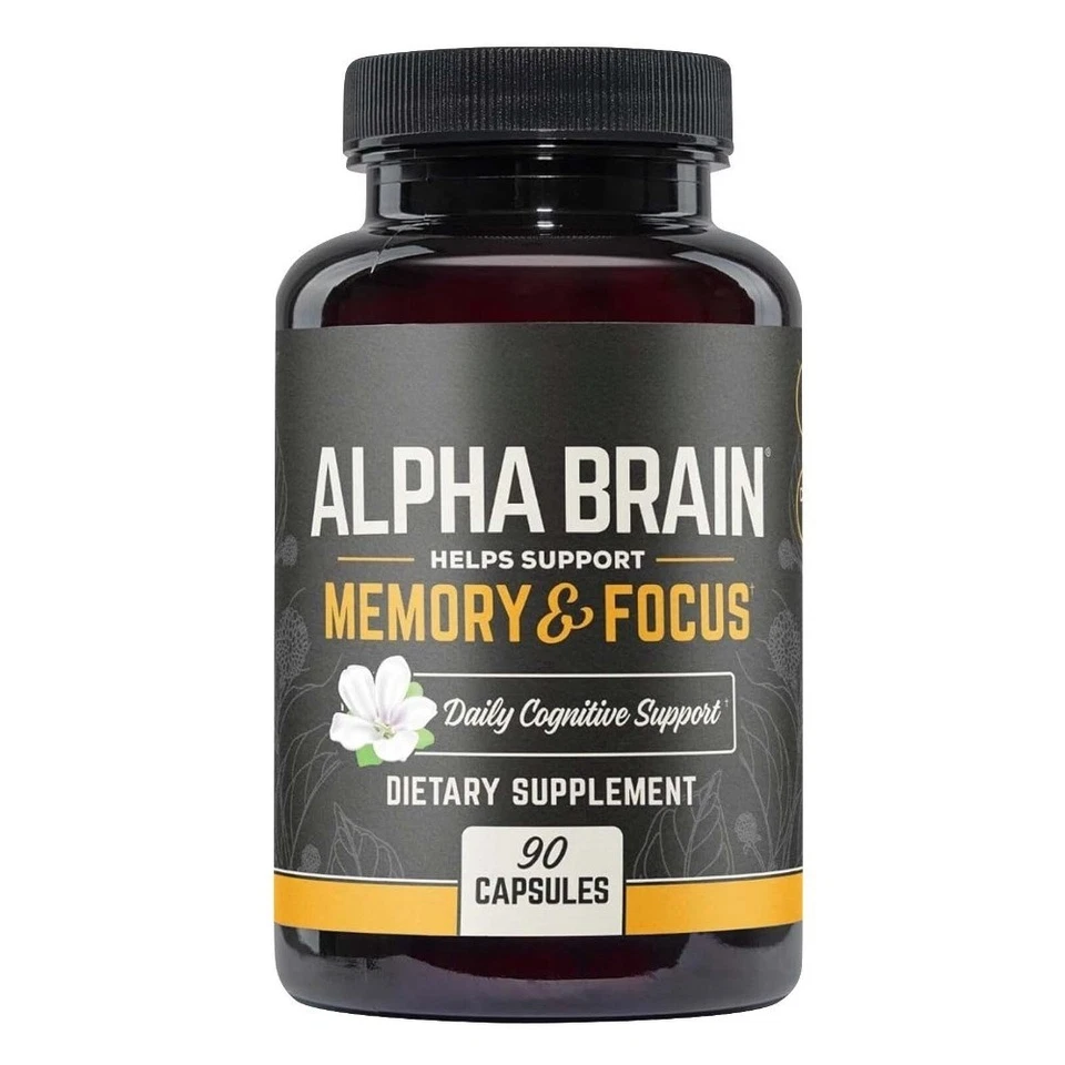 ONNIT Alpha Brain Suplemento Cerebral Nootrópico para Hombres Mujeres 90 Cápsulas Foto 2 de 4