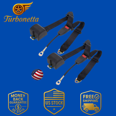 For All Toyota Front Seat Belts 2PCS Retractable Secure Lock Easy Install