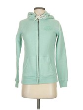 Jack Wills Women Green Zip Up Hoodie 2