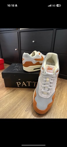 Nike Air Max 1 x Patta Monarch Orange Gr.41 original Neu - Bild 2 von 3