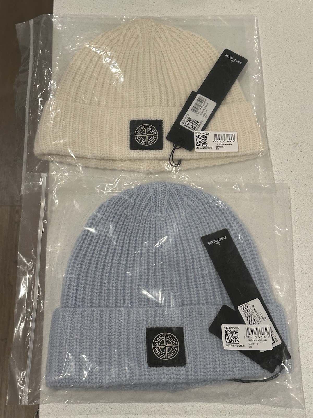 New Authentic Stone Island Patch Logo Ribbed Wool… - image 4