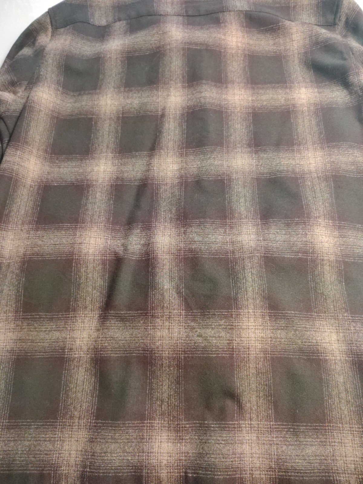 Pendleton Green Brown Wool Lightweight Overcoat J… - image 9