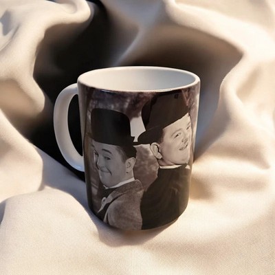 Laurel & Hardy | Kaffeetasse / Mug | Retro Kult Comedy Becher | NEU